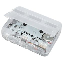 TON007B Bluetooth-kasettisoitin kuulokkeilla, automaattinen suunnanvaihto, stereokasettisoitin, valkoinen