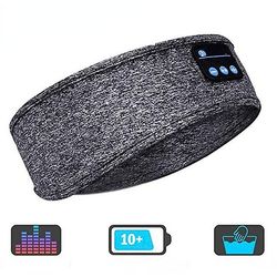 Zch Bluetooth Sleep Headset Trådløst musikheadset Øjenmaske Gray Headband