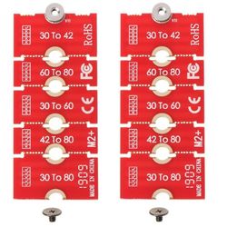 2kpl M2 M2PLUS NGFF NVME M.2 laajennettu siirto 2230, 2242, 2260, 2280 M2 VAIHDA PITKÄ KOKO U.2 M.3 S Punainen