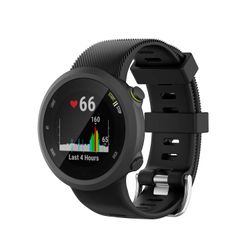 INF Brand INF Garmin Forerunner 45/45S silikoninen käsivarsinauha Musta