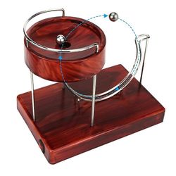 Kinetic Art Perpetual Movement Machine Kinetic Art Motion Inertial Metal Automaattinen Hyppypöytä Puun syyt