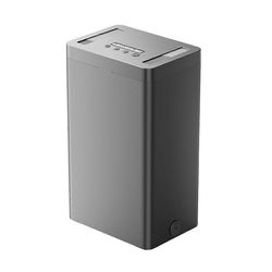 Metallinen ajastettu lukituslaatikko, matkapuhelimen lukituslaatikko, jossa on lukitussäiliö itseohjattu aikavapautusturvakaappi (musta)