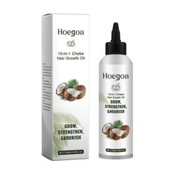 Hoegoa Kookoshiustenhoitoöljy ravitsee kuivia hiuksia, pehmeitä ja kiiltäviä hiustenhoitoöljyn eteerisiä öljyjä