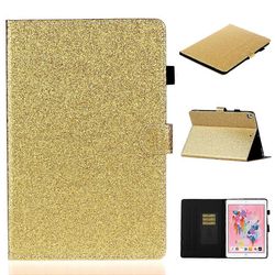Lakka Glitter Powder Vaakasuora Flip Nahkakotelo Pidikkeellä & Korttipaikalla iPad 10.2 / 10.5