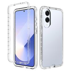 Samsung Galaxy S25 Edge -kotelolle TPU PC 2 in 1 pudotuskestävä kirkas puhelinkuori