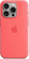 Apple iPhone 15 Pro silikonikotelo, jossa on MagSafe Guava