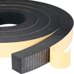 Parey Skumpakning Stripe 2 Ruller 25mm(w) X20mm(h) X4m(l) Tetning Værbestandig Støtsikker Anticollision Furnitu