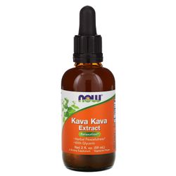 NOW Foods Nu Fødevarer, Kava Kava ekstrakt, 2 fl. oz (59 ml)