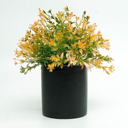 kartokner Kunstige planter med blomsterpotter små blomsterpotter kontor desktop dekoration falske planter