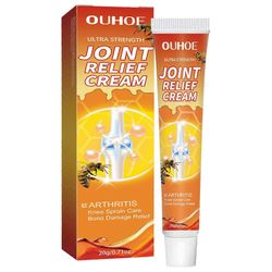 Bee-Venom Joint Pain Relief Cream, Rauhoittava hierontageeli käsille, jaloille, lannerangalle, kivunlievitys miehille ja naisille 1pcs