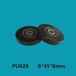 Særtilbud Plastleje hjulrulleremskive 628 Pom 8 * 45 * 8 mm nylon Lille DIY Design Dør og vindue