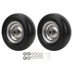 2kpl ruohonleikkurin renkaiden täyttövapaa 11 tuumaa halkaisijaltaan 4 tuumaa leveä lisävaruste vaihtoa varten