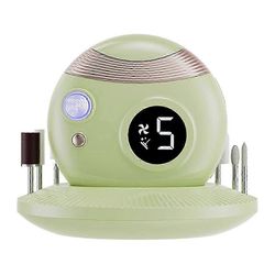 Seniors sähköinen kynsileikkuri naulojen valolla ja viilalla Vihreä