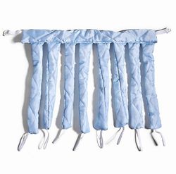 Handuo Hår Soft Overnight Hair Rollers Varmeløse Sleep Hair Curlers blå