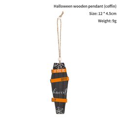 unbrand Halloween Trä Hängande Ornament Träddekorationer Ghost Decors Halloween Party A2 1 pc