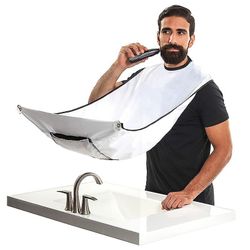 Skæg Barbering Forklæde Care Rent Hår Voksen Hagesmække Barbermaskine Holder