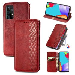 Gangxun Sag til Samsung Galaxy A72 4g/5g Flip Cover Tegnebog Flip Cover Tegnebog Magnetisk Beskyttende Handytasche Sag Etui - Rød