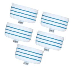 5 pakkausmoppityynyn vaihto Black + Decker Steam Mop FSM1610/ FSM1630 pestävään moppityynyyn 5 pcs