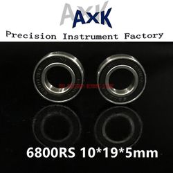 6800-2rs med Abec-3 (10stk) 10x19x5 Mm metrisk tynd sektion 6800 2rs Lejer 61800 Rs 6800rs Rodamientos Roulement A Bille