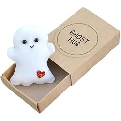 Mqlae Cute Ghost Matchbox Halloween Dekorasjon Gave Søt Ghost Box Halloween Dekorasjon Gave (Ghost Hug)