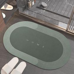 Aoweisia Top Super absorberende badegulv mat Green 2 40X60cm