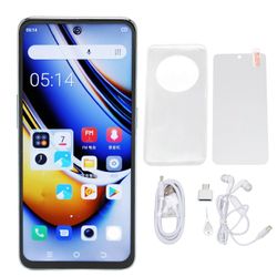 6,79 tuumaa Android 14:lle 10 Gt RAM-muistille 256 Gt ROM 1440x3200 7800mAh erittäin ohut Dual SIM 4G LTE -älypuhelin Vihreä