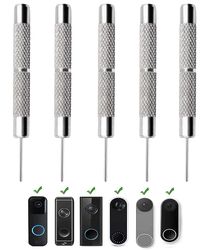 5 Pack Doorbell fjerning pin, Release Key Security Removal Tool erstatning, Fjern Video Doorbell fra Mount