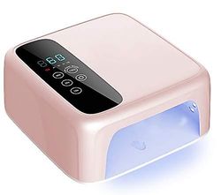 Linkrunning 72w trådløs LED UV neglelampe pink 21 * 21 * 9cm 21*21*9cm