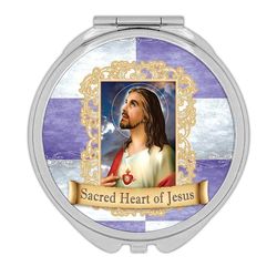 Xpgifts Gave Kompakt Spejl: Sacred Heart af Jesus katolske