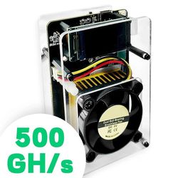 NMAxe Bitaxe NMMiner Ultra BM1366 Asic siru 500G-550Gh/s Täysi värikäs näyttö Solo Lottery Miner U Musta
