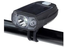 Mikasa 650lm Cykling Cykel Light Abs Solenergi Bright Led Light Usb Charge Front Light (sort)