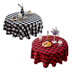 unbrand Pyöreä pöytäliina pöytäliina juhla hääpöytäliina ruokasalin keittiöön 2024 Uusi SZRH A-N