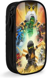 Kerota TI891 Ninjago penaali, matkakosmetiikkalaukku, suurikapasiteettinen vetoketjullinen penaali, paperitavaran säilytyslaatikko, syntymäpäivälah...