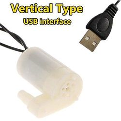 Dc 5v usb lav støj børsteløs motorpumpe120l/h mini mikro nedsænket vandpumpe til diy kit Usb-vertical type