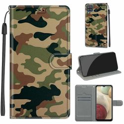 Foxdock Etui til Samsung Galaxy M12 Camouflage Mobil cover