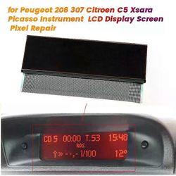 Auton keskusnavigaattori Radio LCD-näyttö Peugeot 206 307 Citroen C5 Xsara Picasso -mittariston näytön pikselikorjaus