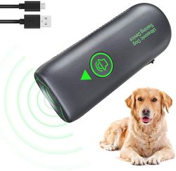 Xqday Anti Gøen Enhed, Ultralyd Hund Bark Control Device Håndholdt Anti Gøen Afskrækkende Vandtæt Stop Gøen Hund Anti-bark Prop Led Angiv Ind