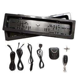 2kpl rekisterikilven runko rullakaihdin sähköinen kaukosäätimen rekisterikilven pidike eurooppalaiselle S: lle Musta