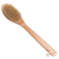 Barsinfi Body Shower Brush, Long Wood Naturlige børster Tilbage Scrubber