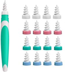 Xqday Ørerenser, ørevoksfjerner Smart Spiral Swab Earwax Removal Tool med 16 soft