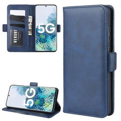 Gangxun Kompatibel med Samsung Galaxy S20 Fe 5g / 4g etui læder tegnebog magnetisk flip folio stand view cover blå