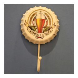 Ruili Vintage Creative Beer Cap Bar Tøj Hat Hook YY51085