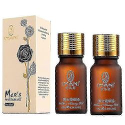 unbrand 10ml Imani miesten eksklusiivinen seksikäs vahva miesten eteerinen öljy ylläpitoöljy isojen miesten hierontaöljy hierontaöljy 2 kpl 10ml