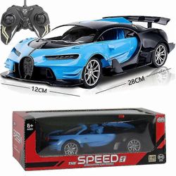 1:16 RC Auto 2.4g Radio kaukosäädin Auto Off-road nopea ladattava Boris Sininen Bugatti