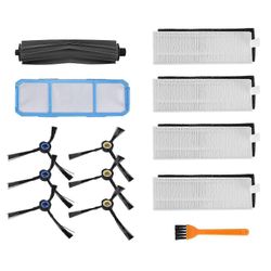 Silvercrest SSR1 SSRA1 ILife A9S A9 A7 -robottipölynimurille Pääharjan sivuharja HEPA-suodatin Pa Kuten