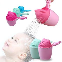 Sød Tegneserie Baby Bad Vask Hår Kop Pink