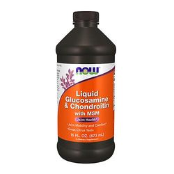 NOW Foods Nyt elintarvikkeet Nestemäinen glukosamiini & kondroitiini Msm: n kanssa, 16 OZ (pakkaus 1)