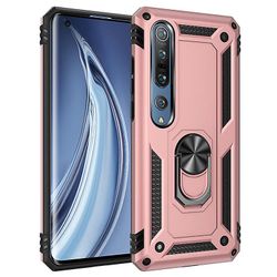Shockproof rustning sag for xiaomi 10t lite 5g med støttefod all inclusive dække steg guld rpc3215