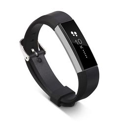 AIR Udskiftning Blød silikone rem til Fitbit Alta / Alta HR - Sort