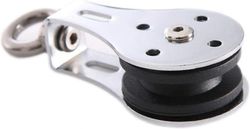 Nostopyörä, 300 kg:n hiljainen hihnapyörän nostorengas kääntyvä ruostumattomasta teräksestä valmistettu nostopyörä kehonrakennukseen Rolling Fitness